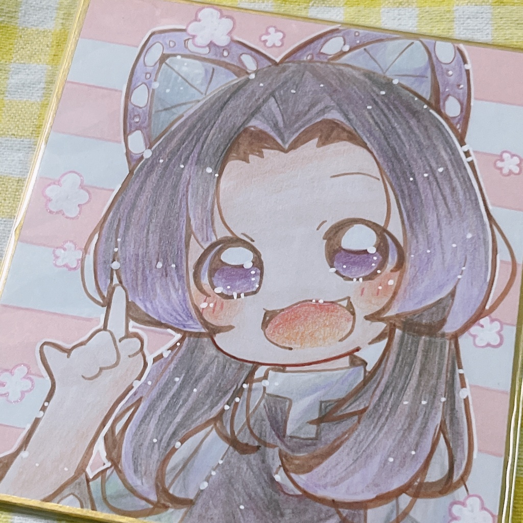 小色紙 鬼滅の刃 胡蝶しのぶ