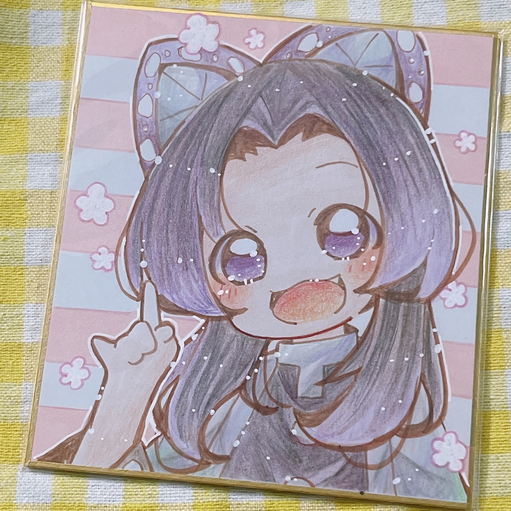 小色紙 鬼滅の刃 胡蝶しのぶ