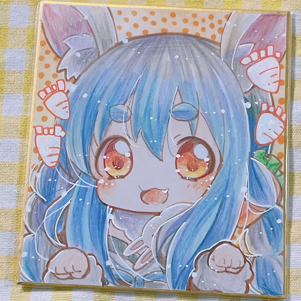 小色紙 兎田ぺこら