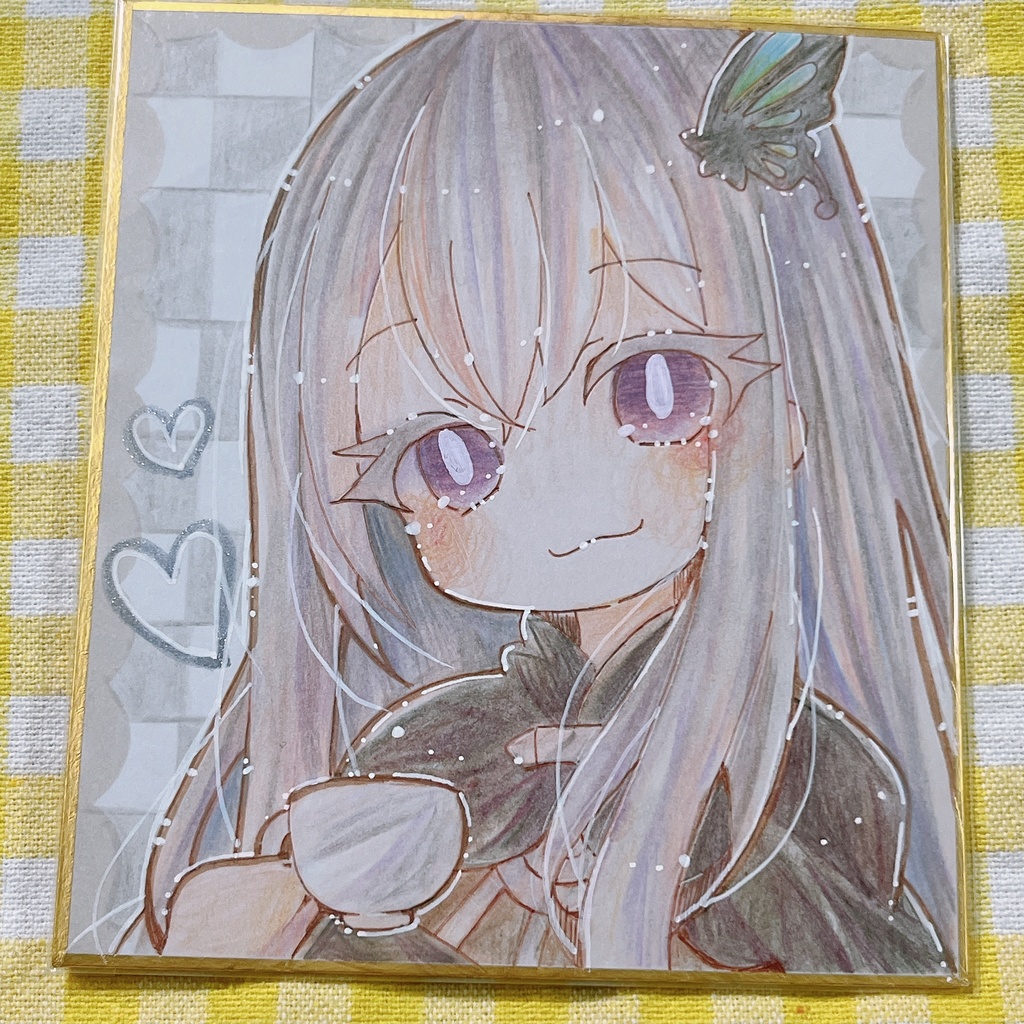 小色紙 リゼロ エキドナ