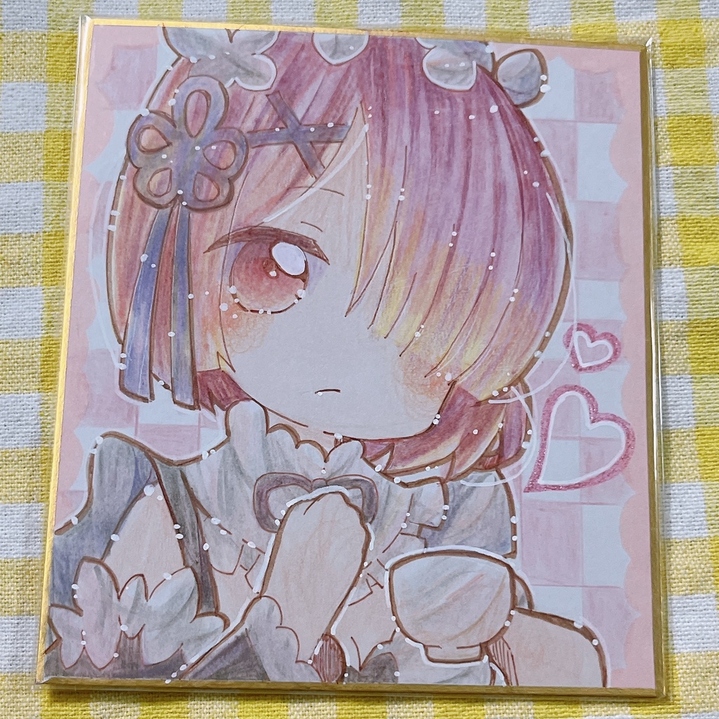 小色紙 リゼロ ラム