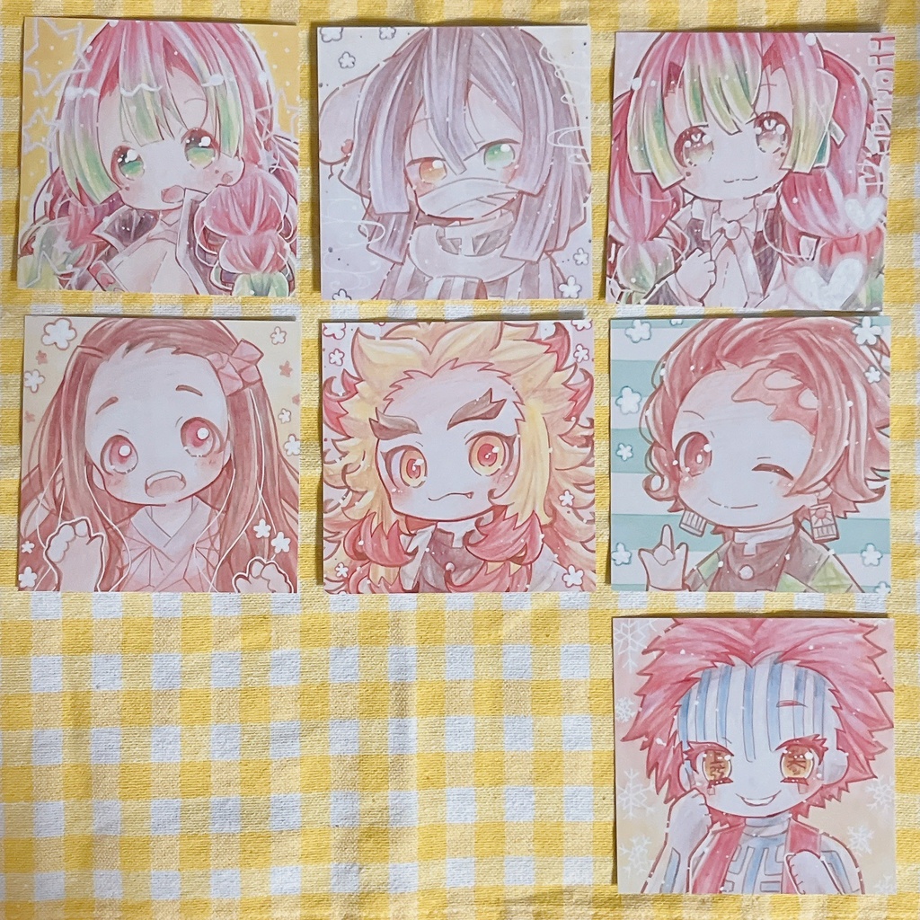 複製色紙 鬼滅の刃 ② セット