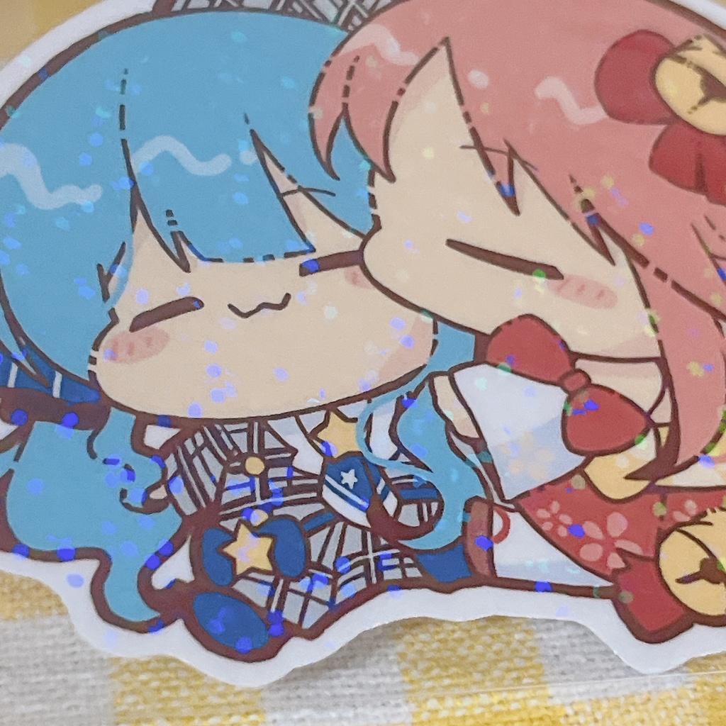 キラキラBIGシール みこめっと