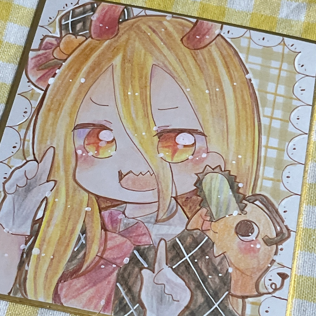 小色紙 チェンソーマン パワー&ポチタ