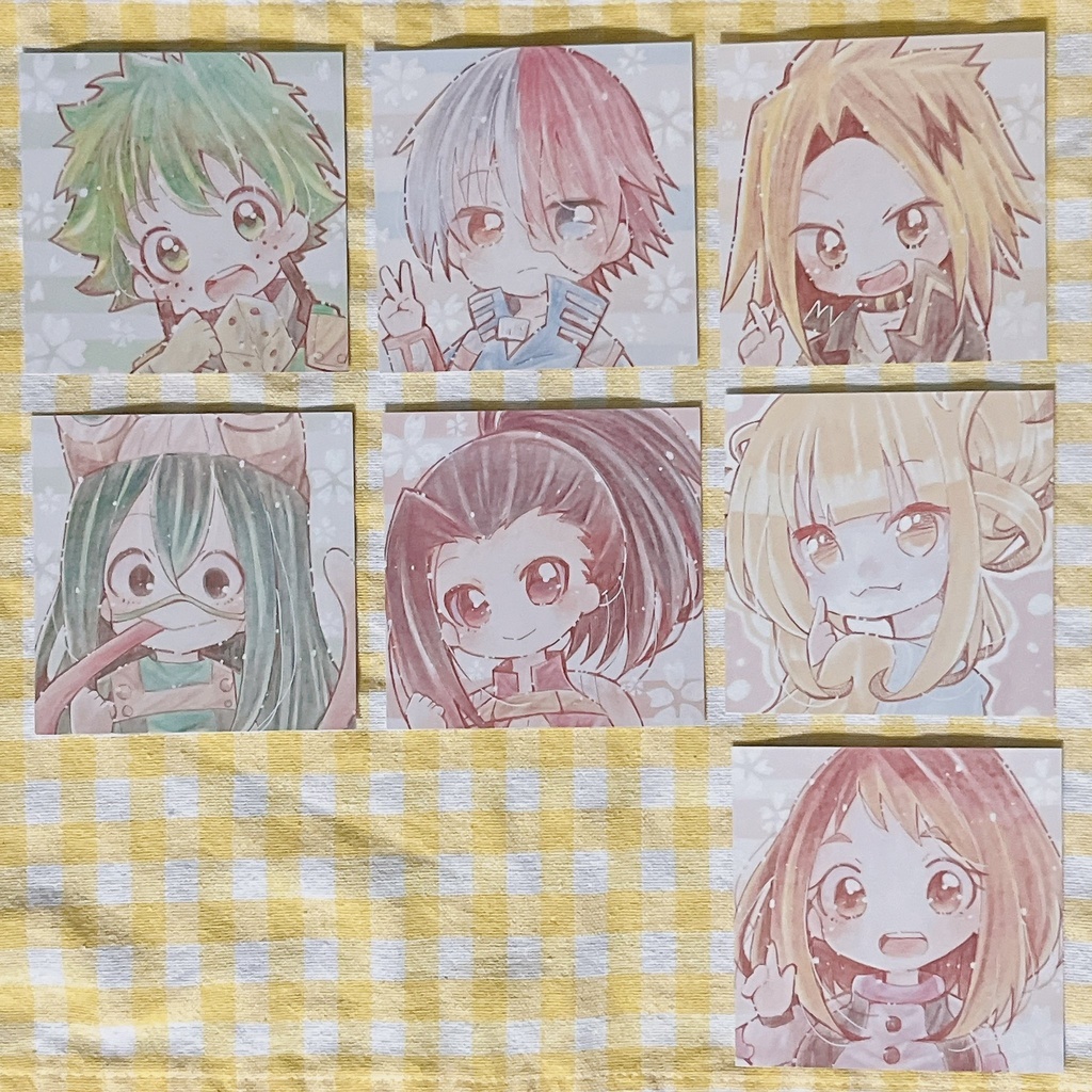 複製色紙 ヒロアカ セット