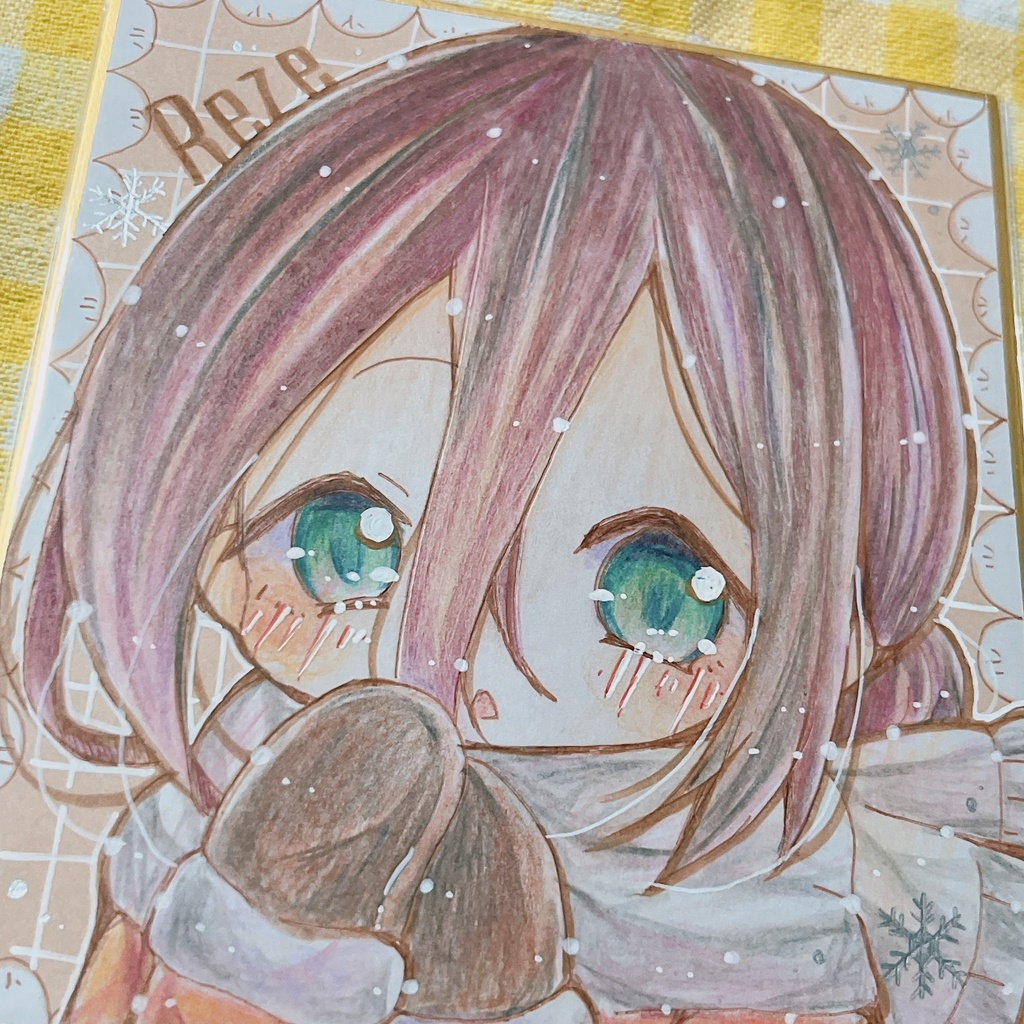 小色紙 チェンソーマン レゼ ④ (冬)