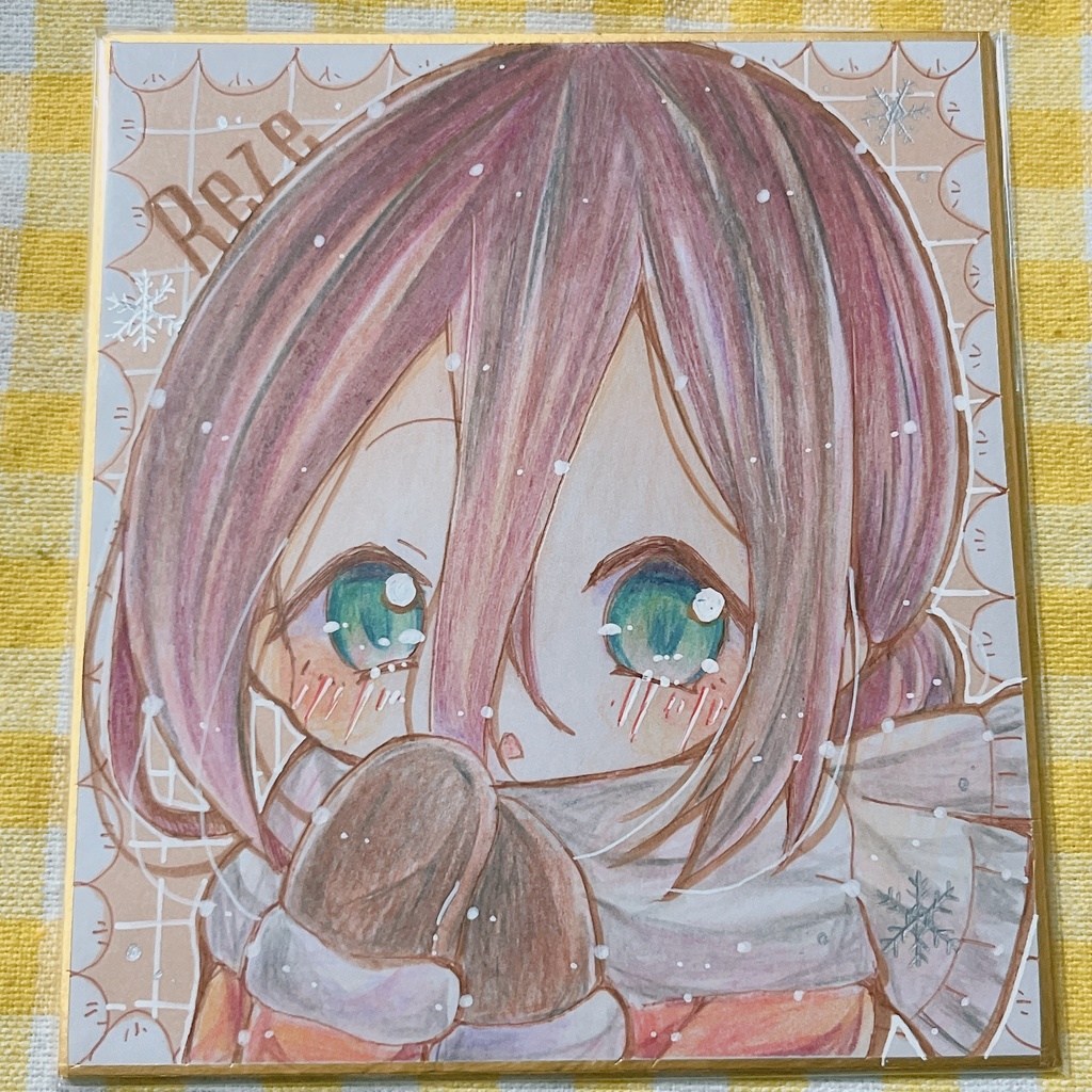 小色紙 チェンソーマン レゼ ④ (冬)