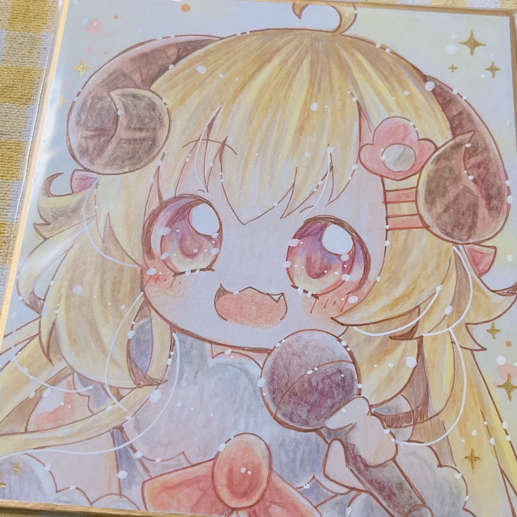 小色紙 ホロライブ 角巻わため