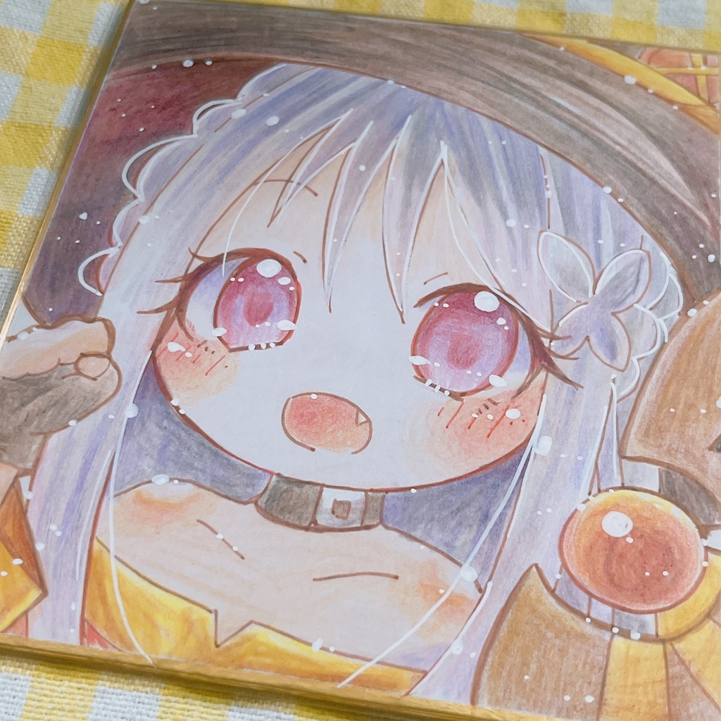 小色紙 リゼロ エミリア(めぐみんver)