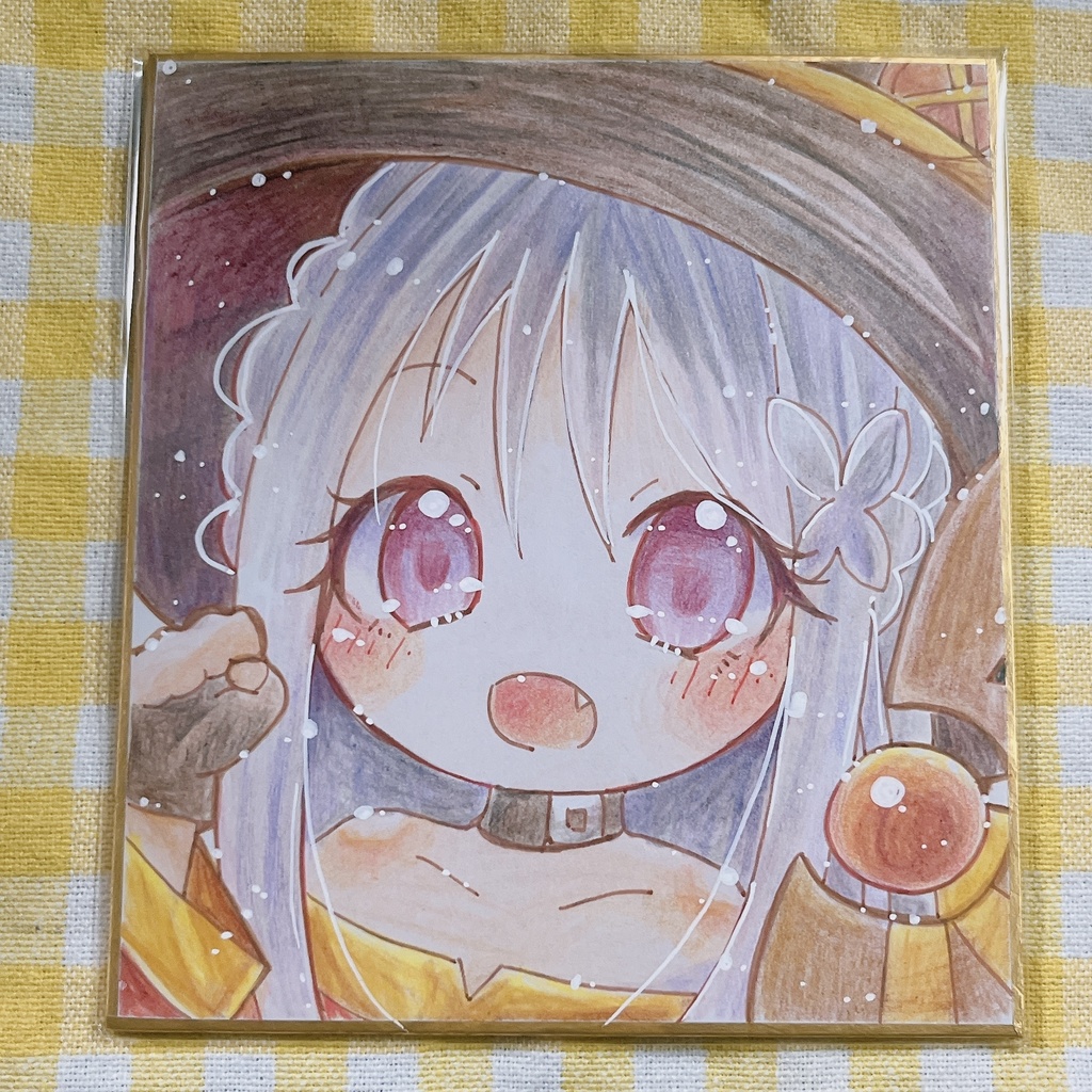 小色紙 リゼロ エミリア(めぐみんver)