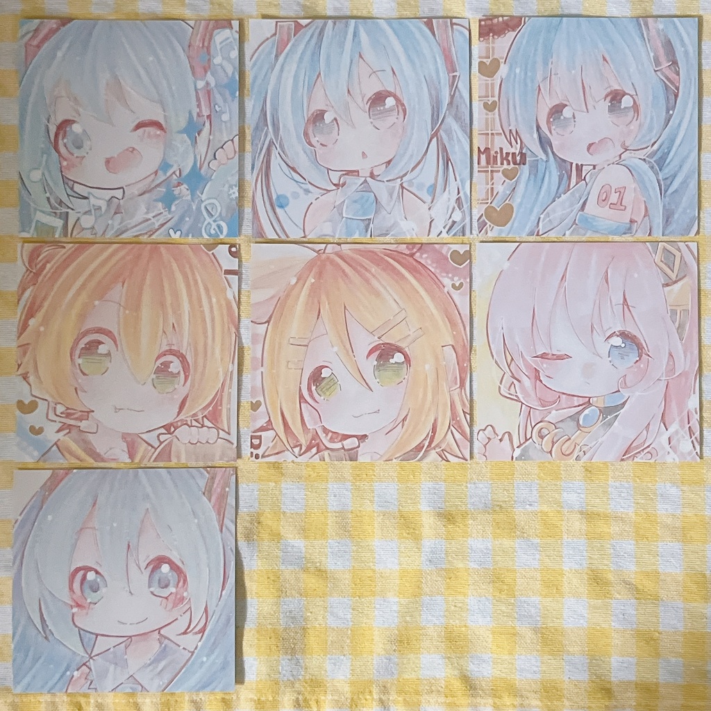 複製色紙 ボカロ セット