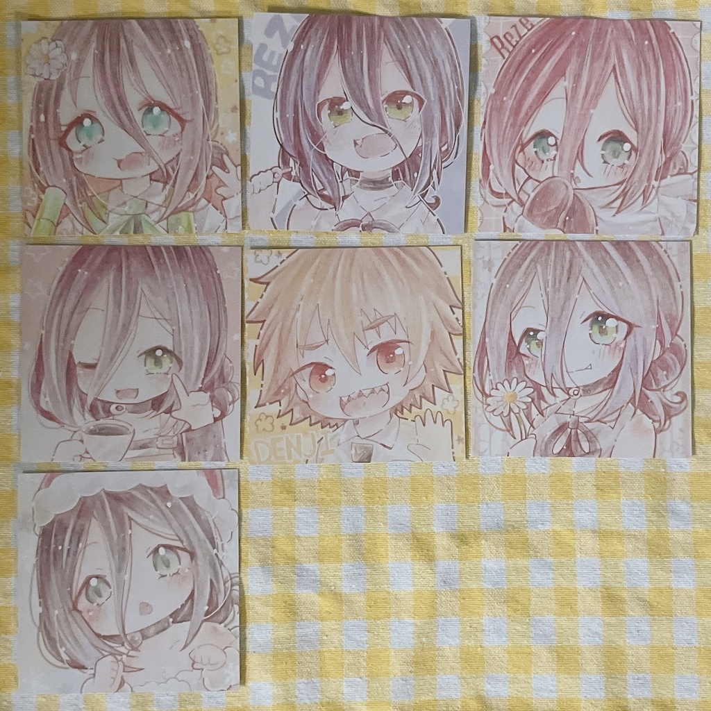 複製色紙 チェンソーマン セット