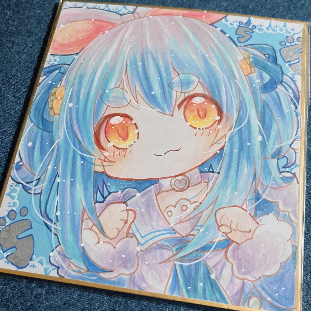 小色紙 兎田ぺこら