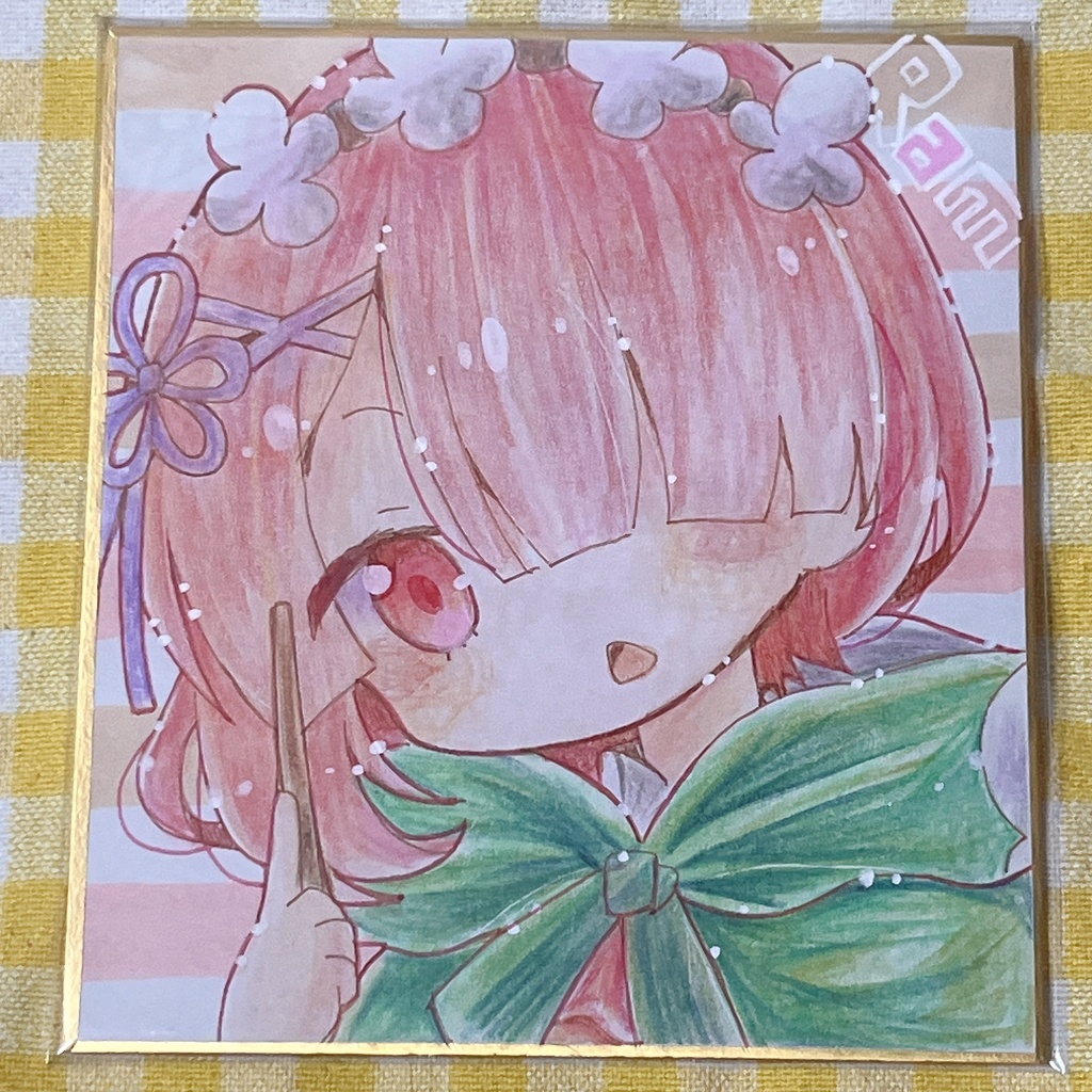 小色紙　リゼロ　ラム