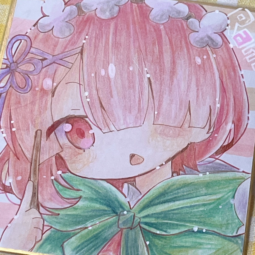 小色紙 リゼロ ラム