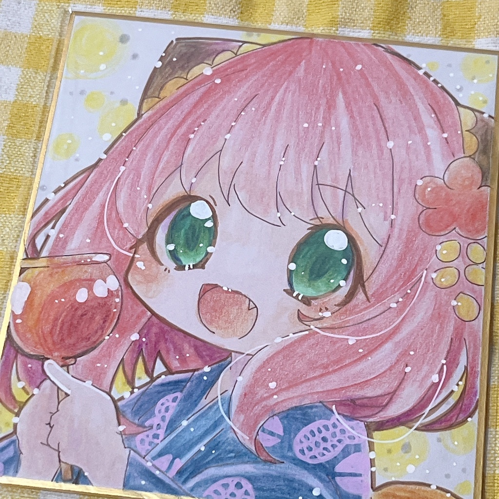 小色紙 スパイファミリー アーニャ