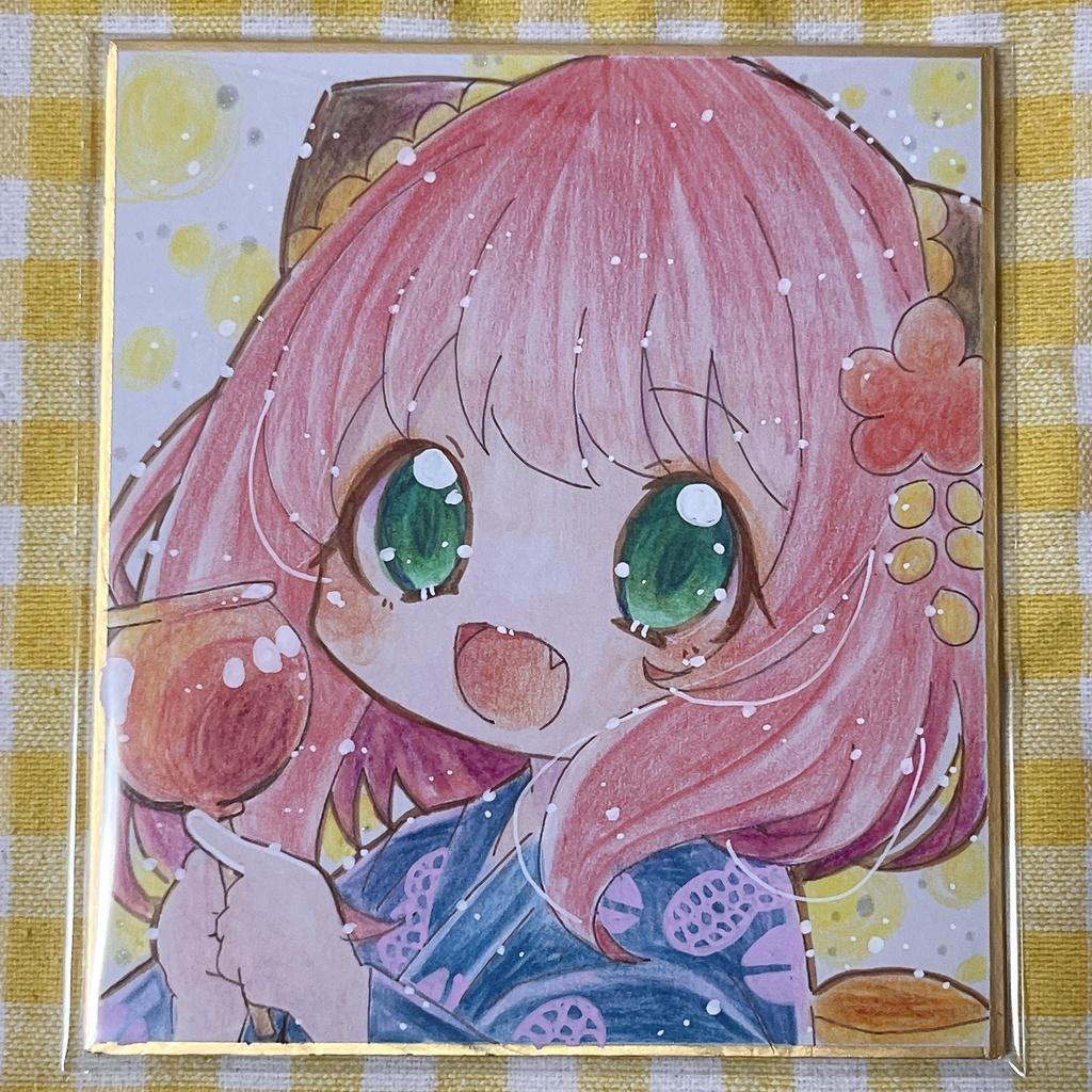 小色紙　スパイファミリー　アーニャ