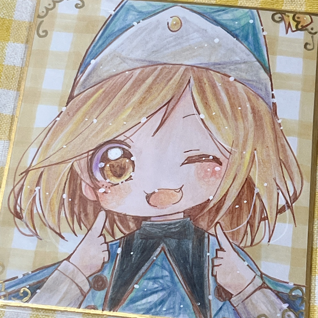 小色紙 とんがり帽子 ココ