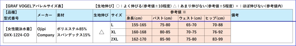 【創作衣装】GVX-1224-CO【競泳水着】※特典壁紙付