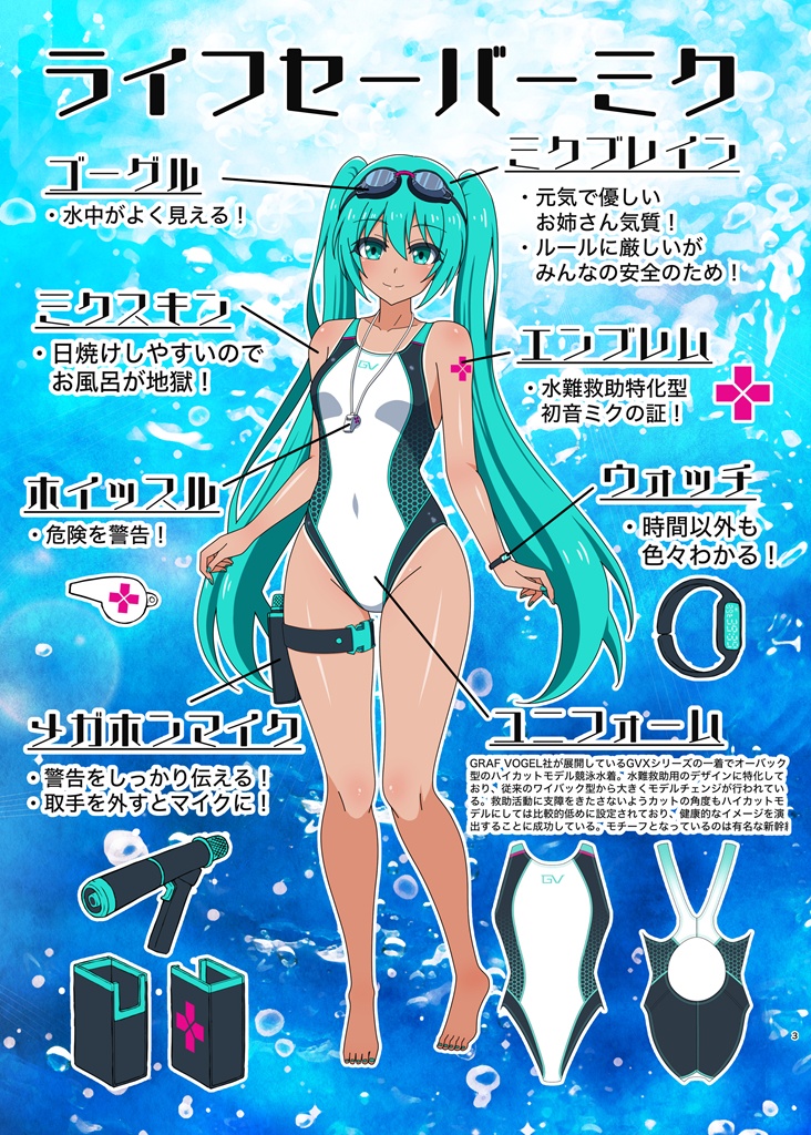 ライフセーバーミク業務日報(冊子版)