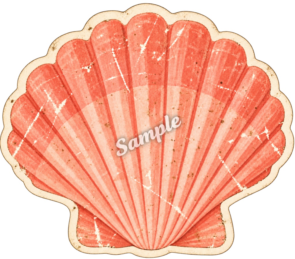 【Canva対応】70年代ハワイアンシリーズクリップアート70’s HAWAII CLIPART COLLECTION|背景透過PNG 26点