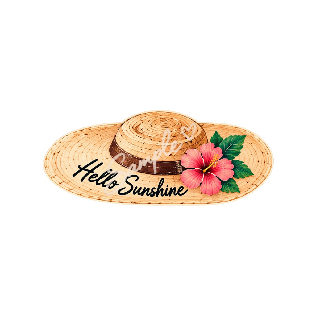 【Canva対応】70年代ハワイアンクリップアート70’s HAWAII CLIPART SET Version 2|レトロハワイアン PNG素材 35点