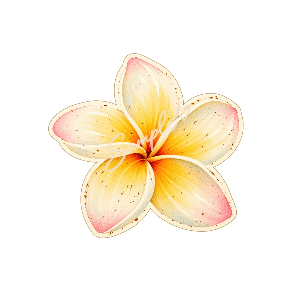 【Canva対応】70年代ハワイアンクリップアート70’s HAWAII CLIPART SET Version 2|レトロハワイアン PNG素材 35点