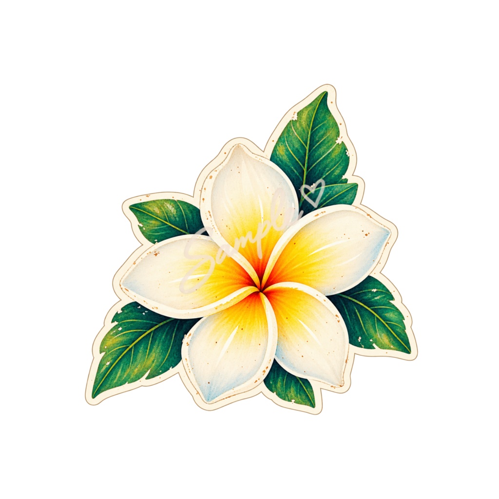 【Canva対応】70年代ハワイアンクリップアート70’s HAWAII CLIPART SET Version 2|レトロハワイアン PNG素材 35点