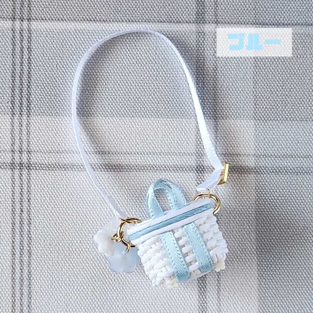 ショルダーかごバッグ-flower-