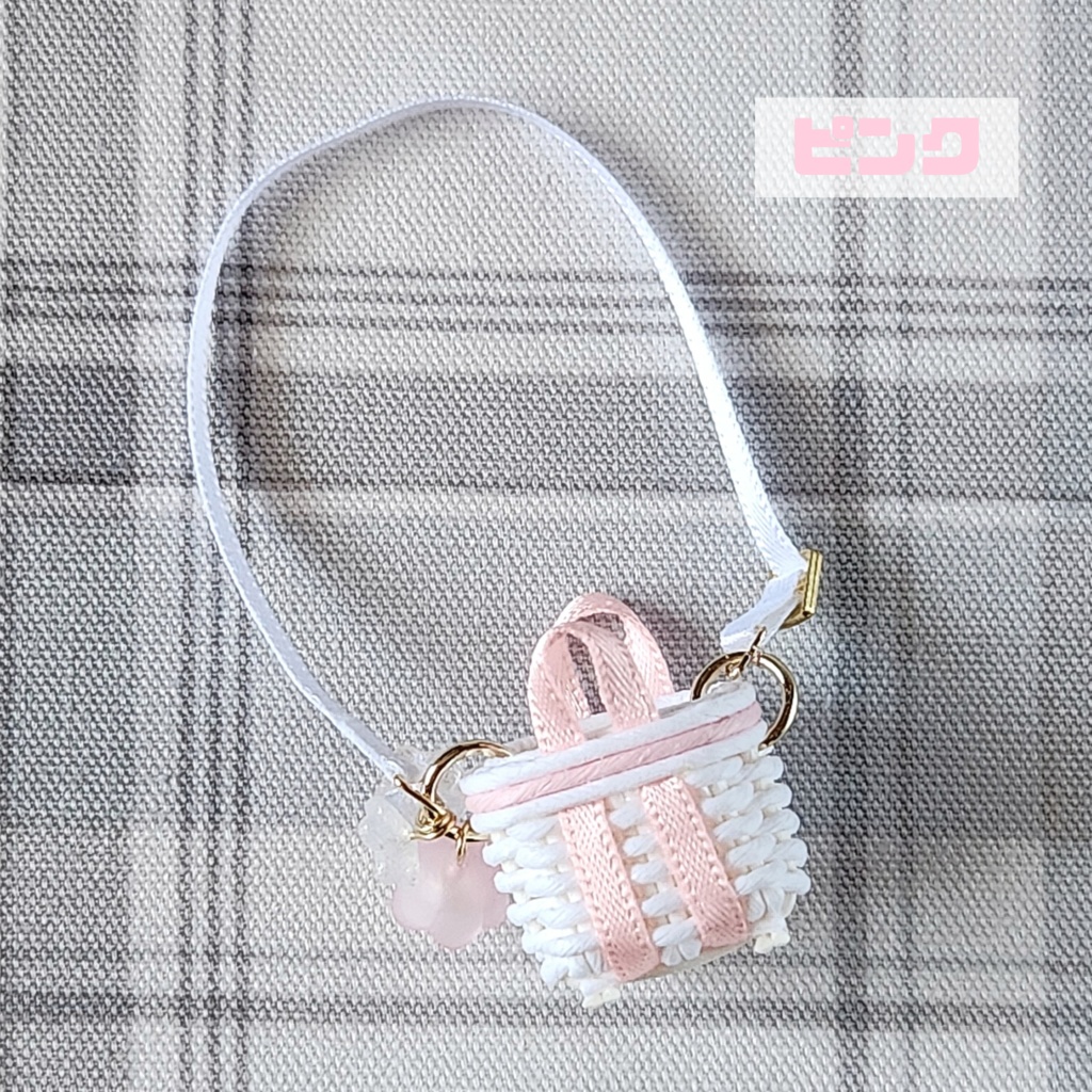 ショルダーかごバッグ-flower-