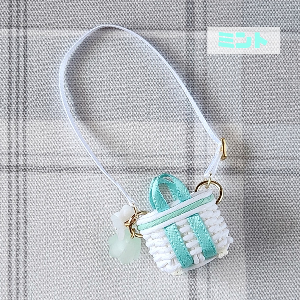 ショルダーかごバッグ-flower-