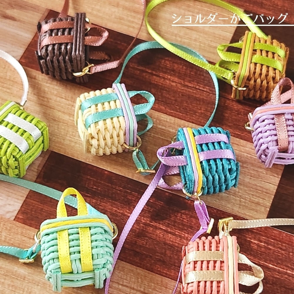 ショルダーかごバッグ-colorful-
