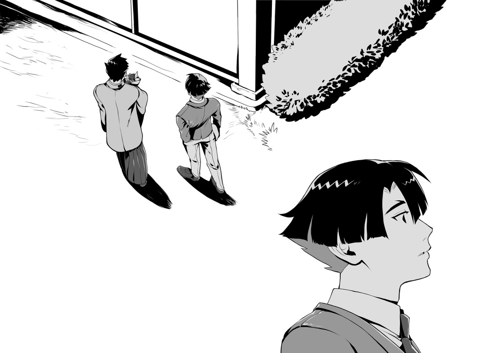 アソ龍 《帰国》黒白イラスト本