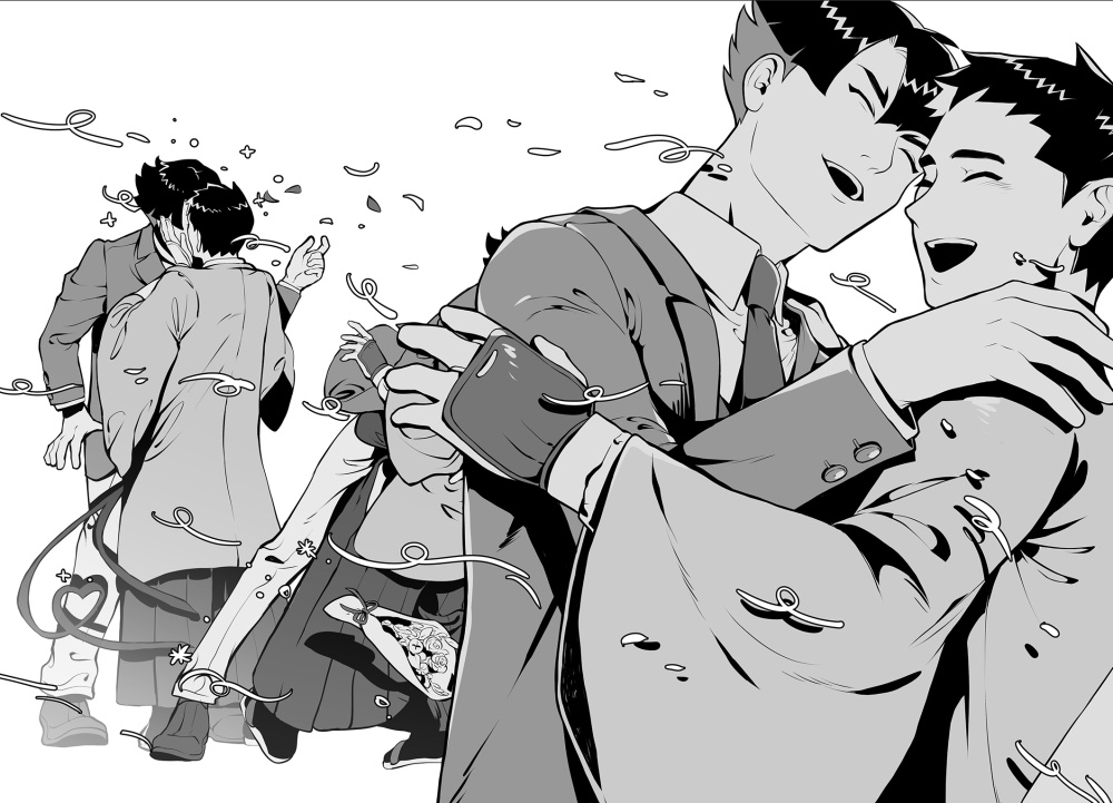 アソ龍 《帰国》黒白イラスト本