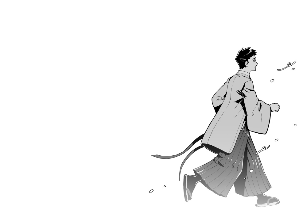 アソ龍 《帰国》黒白イラスト本