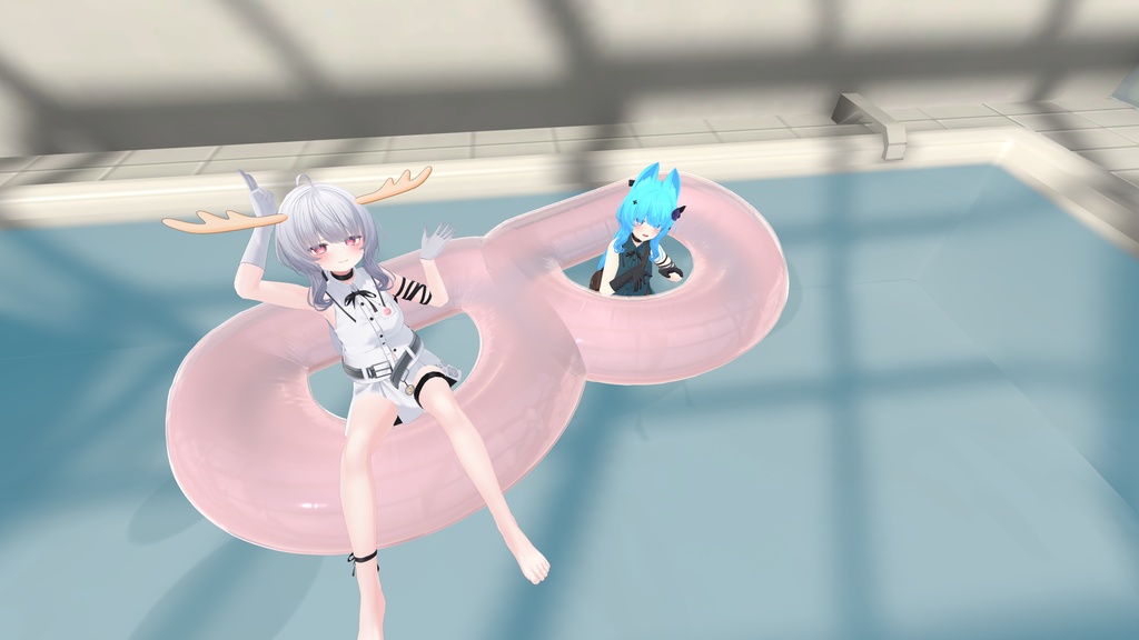ジト目浮輪
