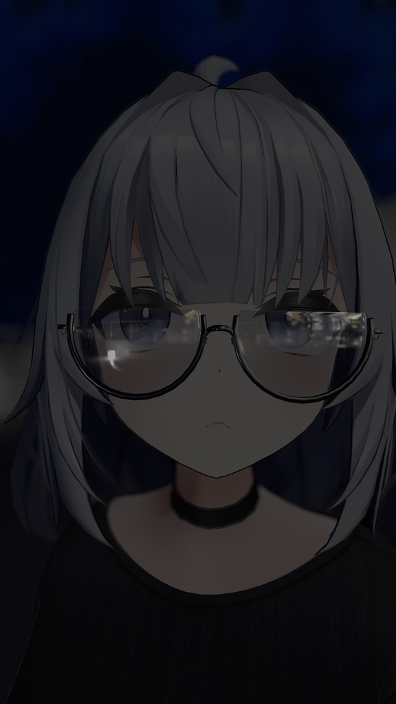 ジトメガネ アンダーリムメガネ