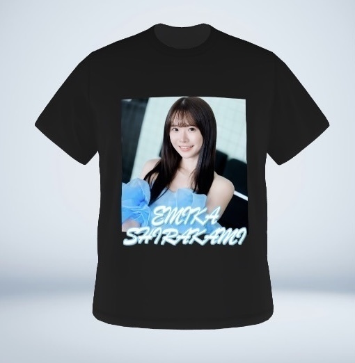 白上咲花　オリジナルTシャツ(サイズL)