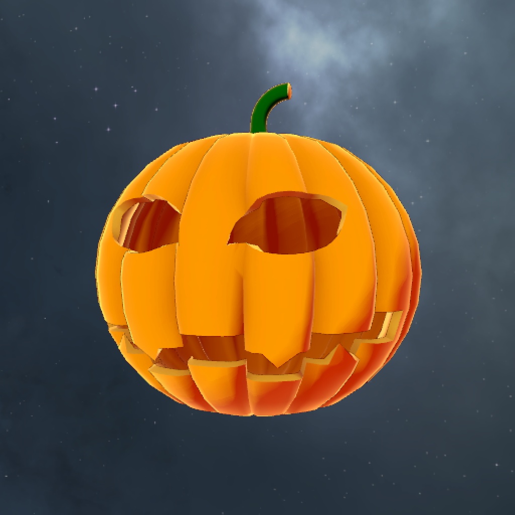 オリジナル3Dモデル【パンプキンヘッド-Pumpkin Head-】