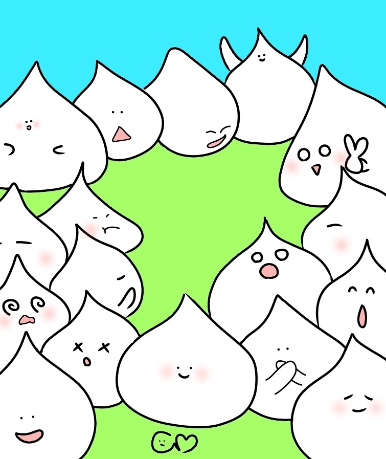 クリームのスマホリング