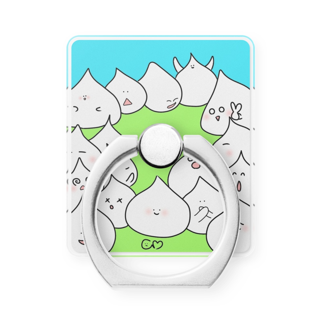 クリームのスマホリング