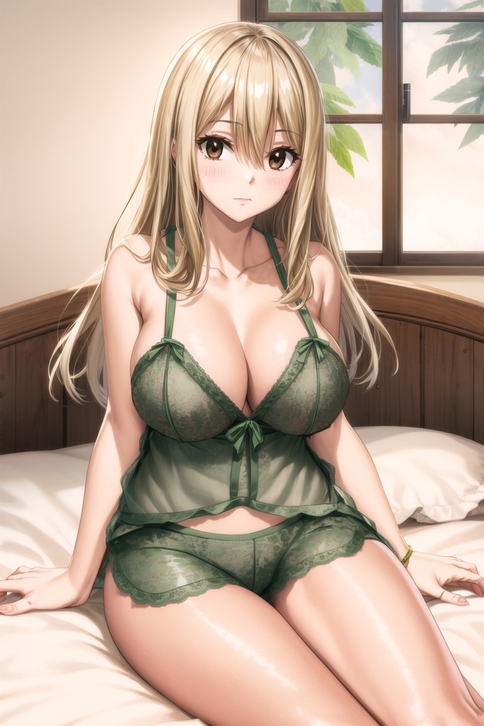 😍 Lucy Heartfilia 😍 ( short pajama ) (16 images)  