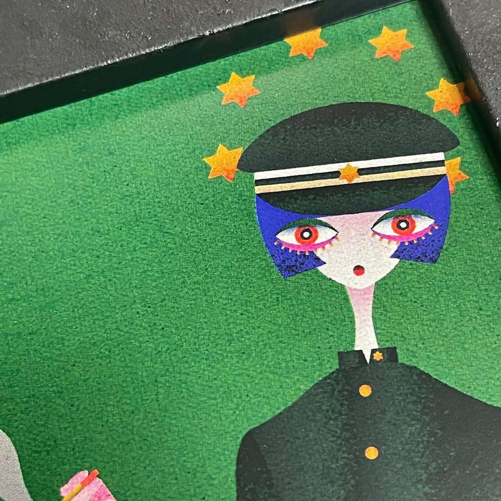 不良少年 額入りポストカード