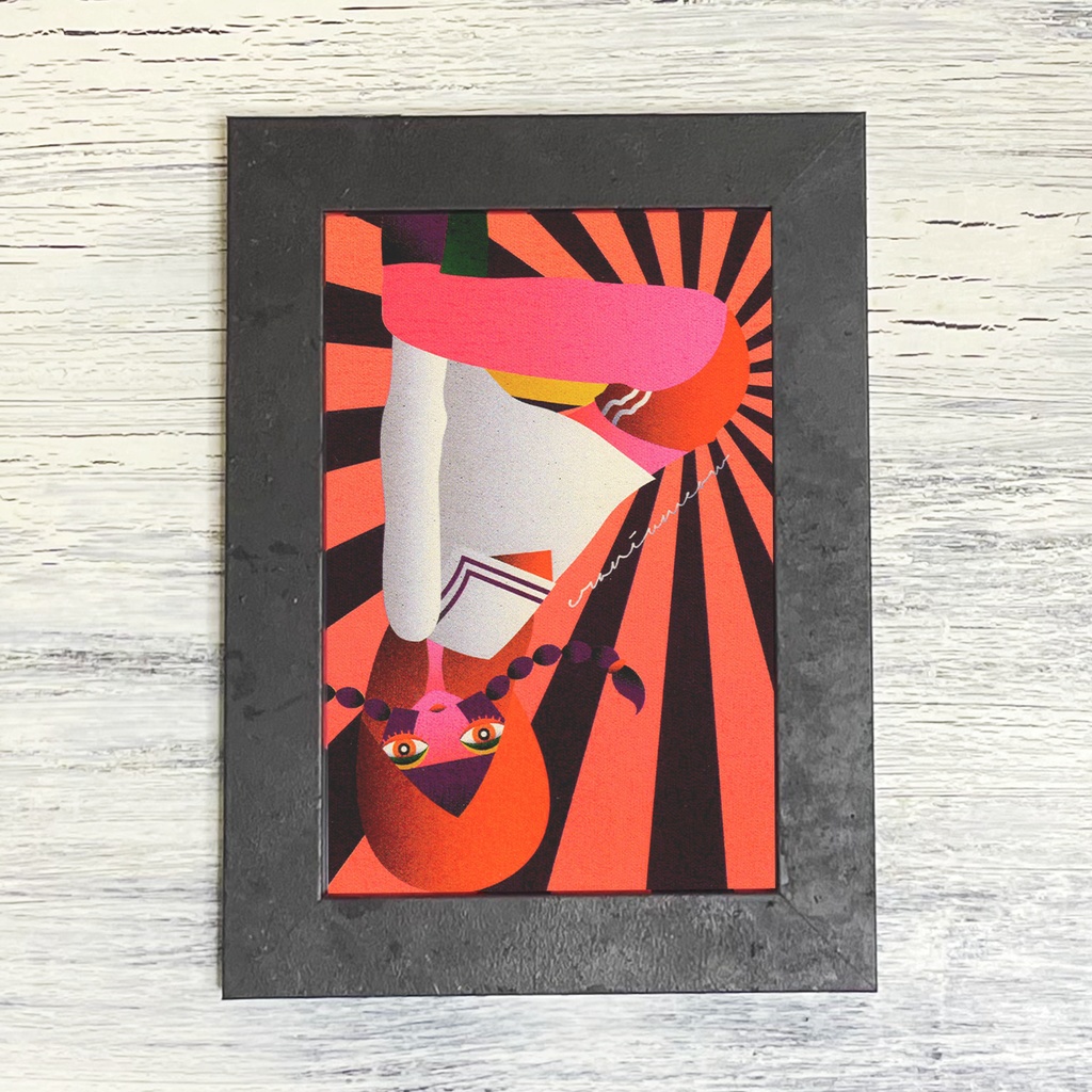 花嫁願望 額入りポストカード