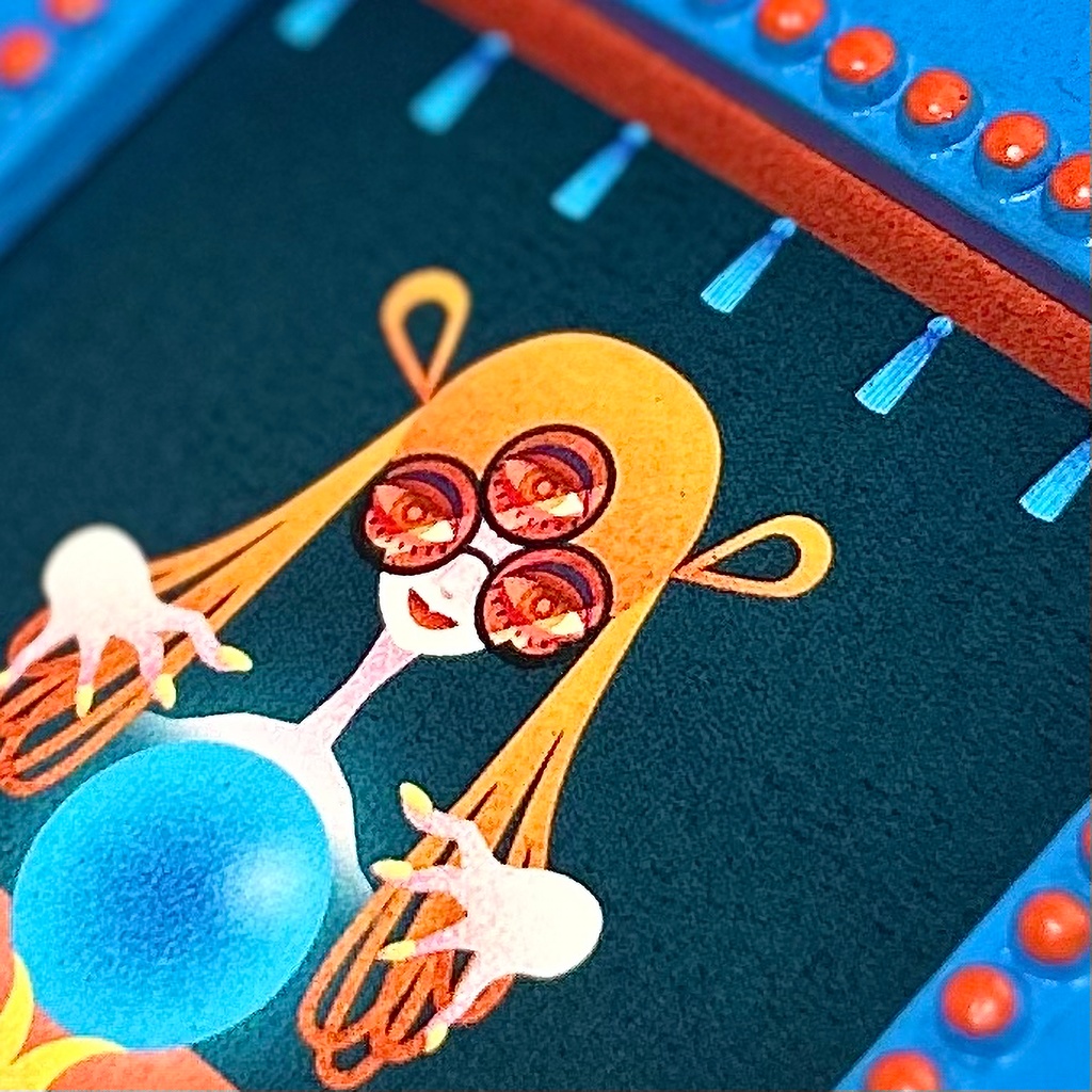 三ツ目の占い師 額入りカード