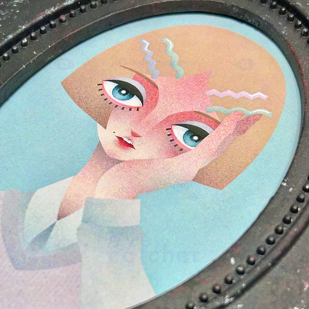 mirror #1 額入りカード