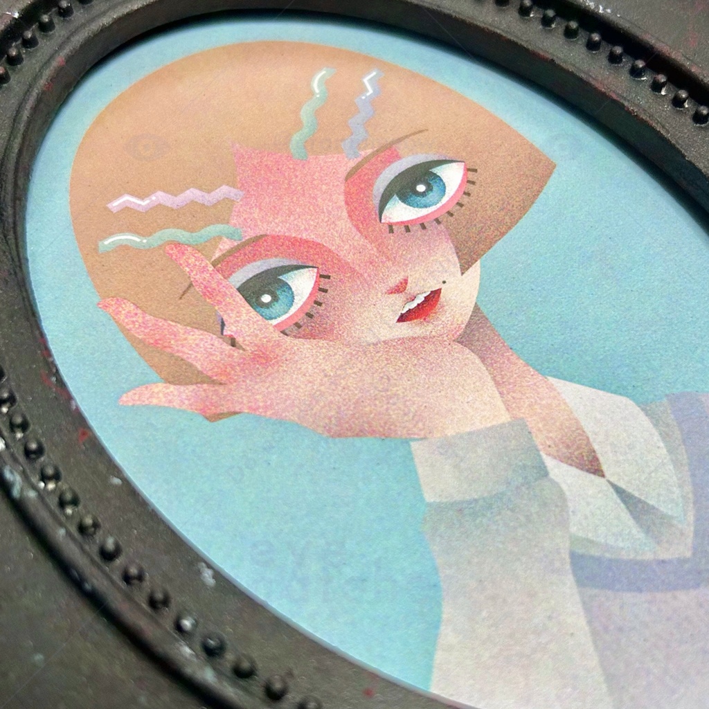 mirror #2 額入りカード