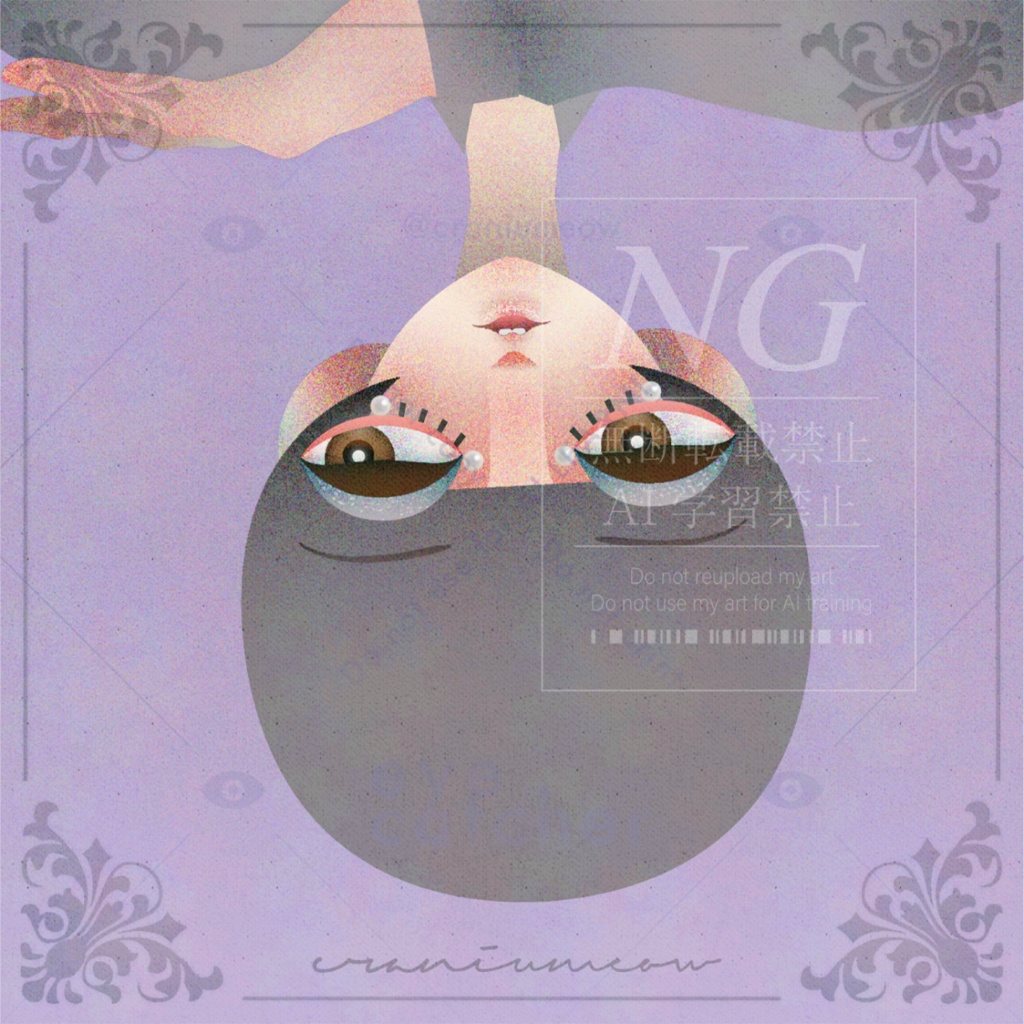 mirror #4 変形ポストカード