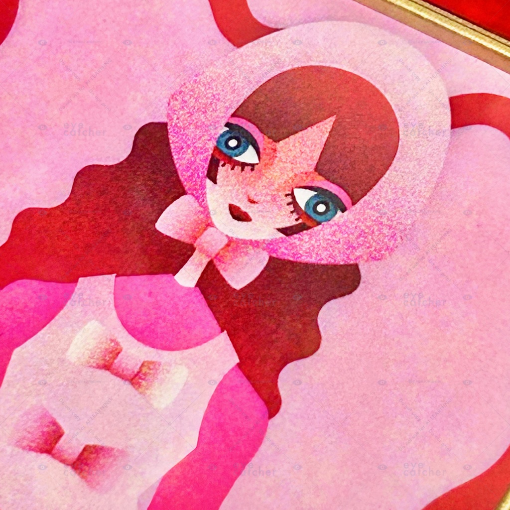 バブーシュカの少女 #1 額入りカード