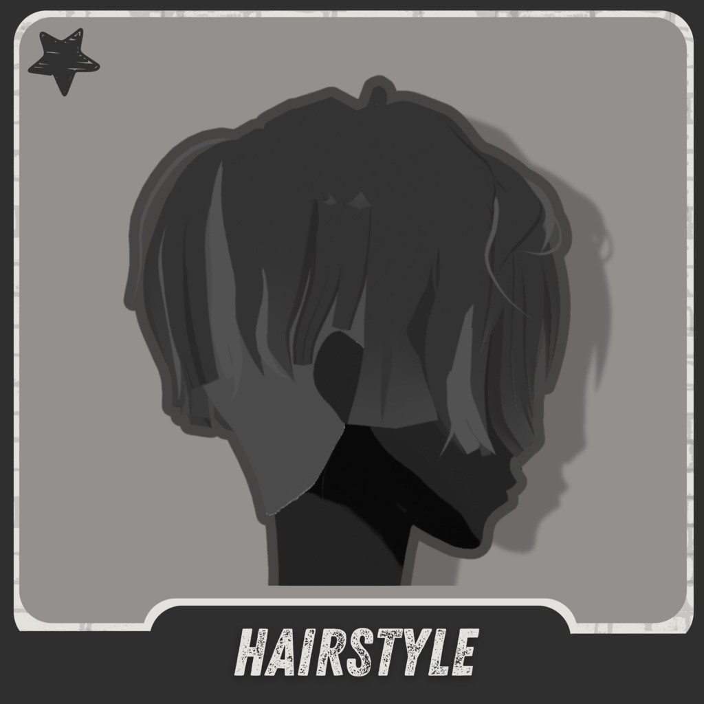 | ๐๐๐๐๐ | Short Hair #2 Recolorable